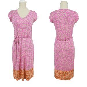 Boden Print Block Jersey Knit Dress 6L